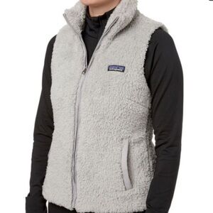 Patagonia Los Gatos Fleece Vest Full Zip Size Small Grey Outdoors Athleisure